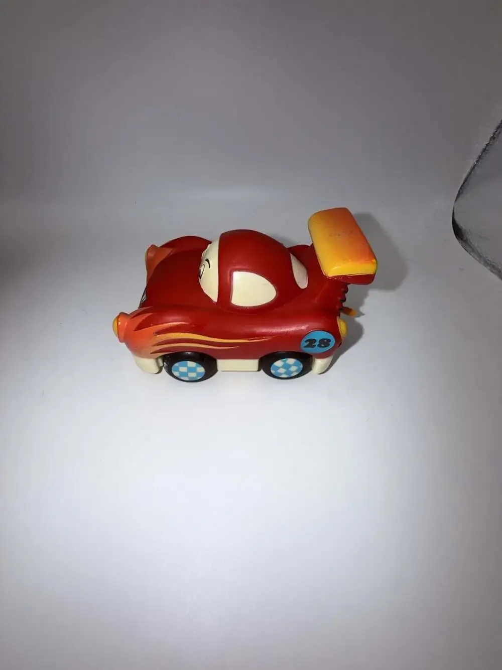 B. Toys Mini Wheeee-ls Freddy Zoom Red Race Car with Flames